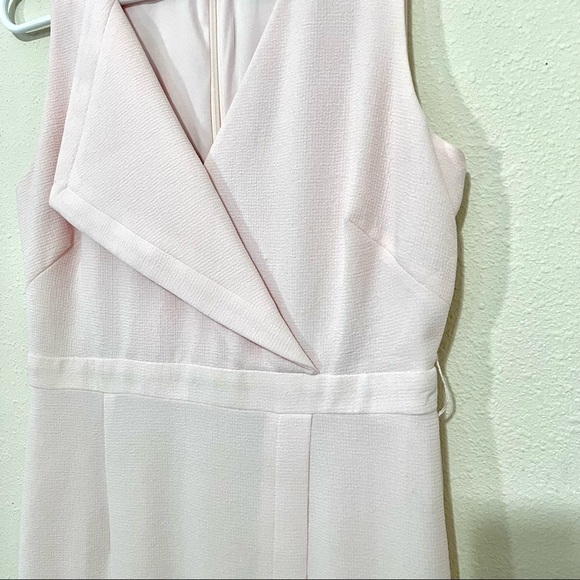 WHBM Blush V-NECK SLEEVELESS pencil DRESS womens size 2 - Picture 4 of 10